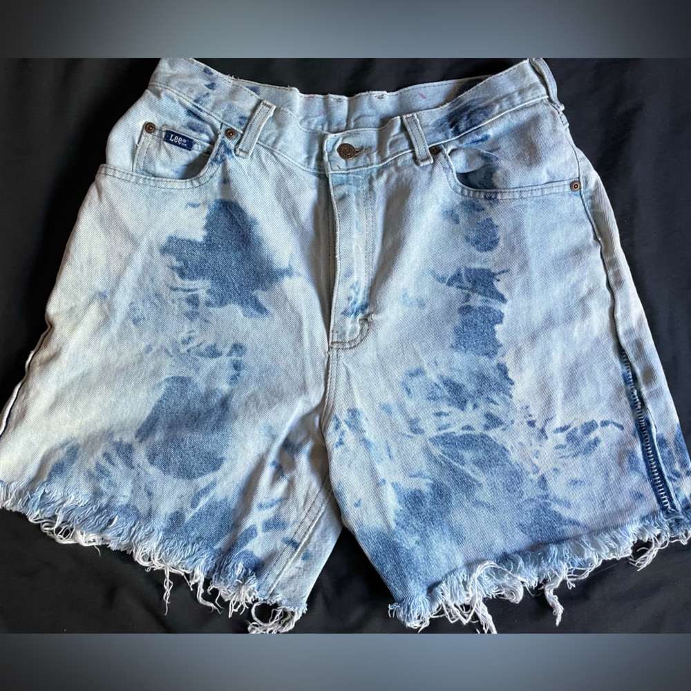 Bleach pattern Lee Denim Women’s Shorts